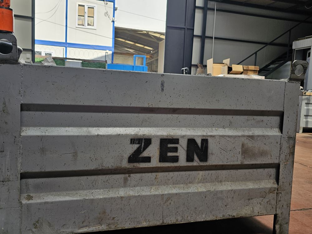 Zen-branded steel parts stillage at the Pendik facility